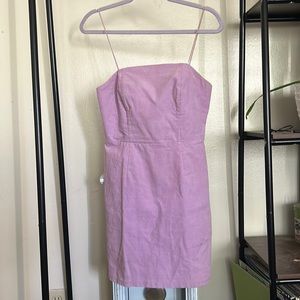Lilac corduroy dress